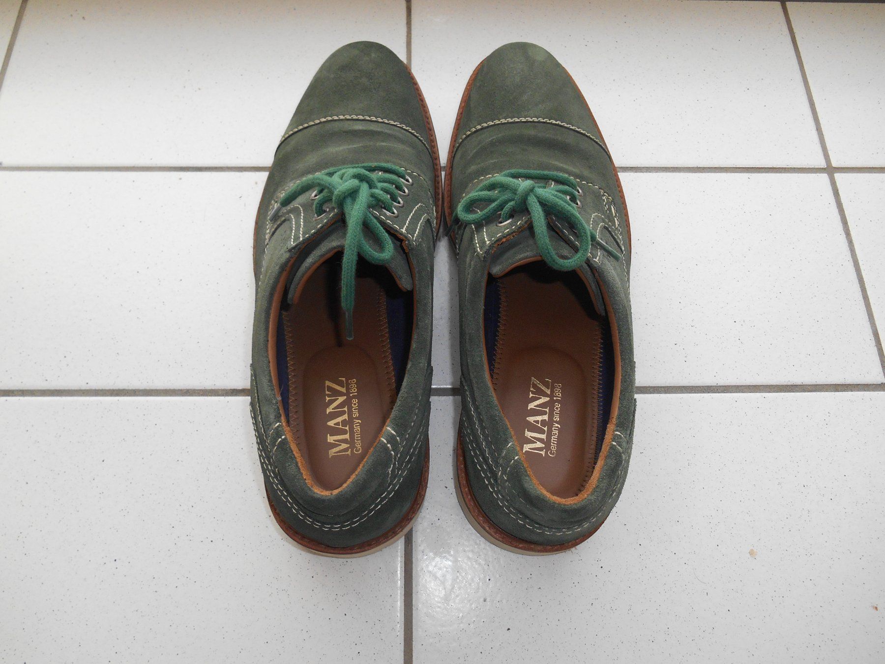 Scarpe da uomo: Manz Herren Schuh Grün Grösse 44 – Usato da Basel venduto da Birs868 3