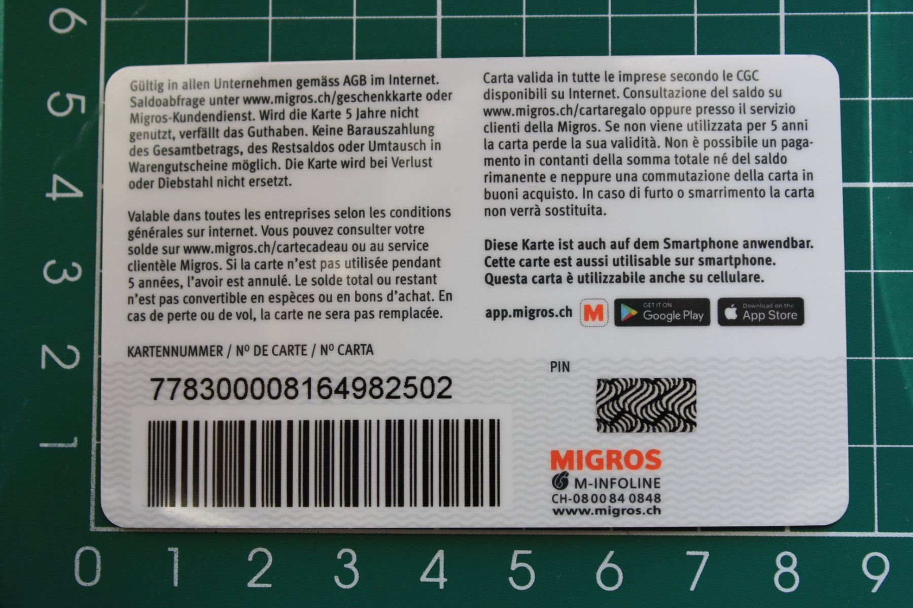 Cartoline: geschenkkarte – Usato da Laupen BE venduto da Gufi57 1