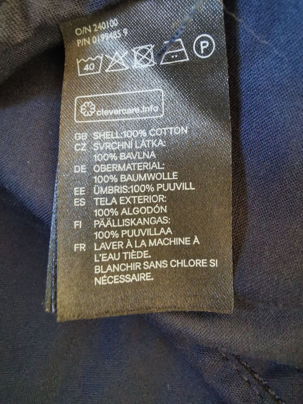H&M Jacken: H&M; dunkelblauer Parka / Übergangsjacke Gr. 48 – Gebraucht aus Boniswil von Totomat-Lady 6