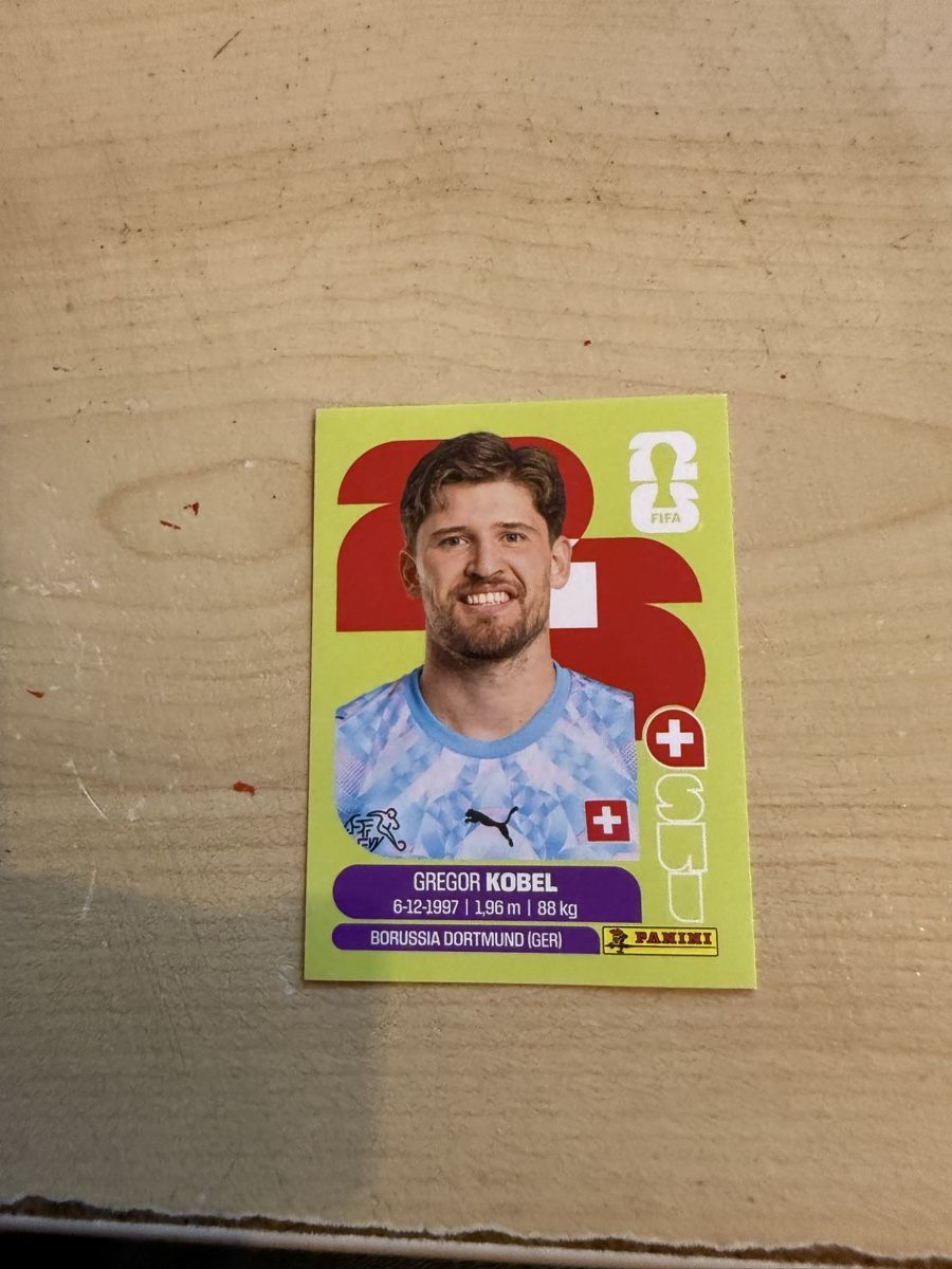 Panini Carte collezionabili: FIFA WM 2026 Sticker Gregor Kobel SUI 2 – Usato da Rüschlikon venduto da andi_841