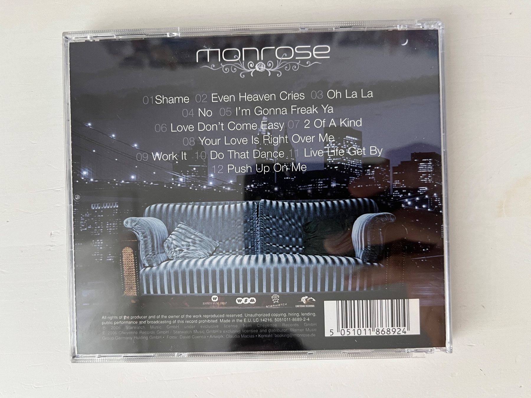 CD: Monrose - Temptation - CD Album 💿 – Usato da Sierre venduto da black.box 1