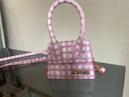 Jacquemus Tasche pink/weiss