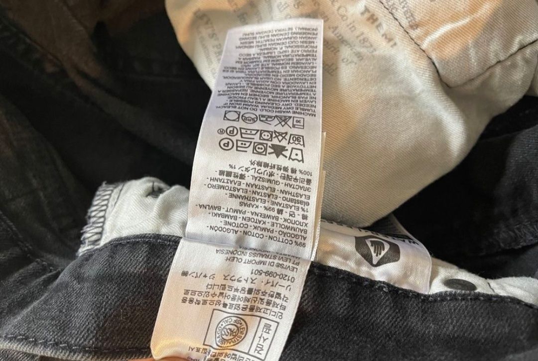 Levi's Jeans: Jean Levi's noir  – Gebraucht aus Cottens FR von Madm2-23 6