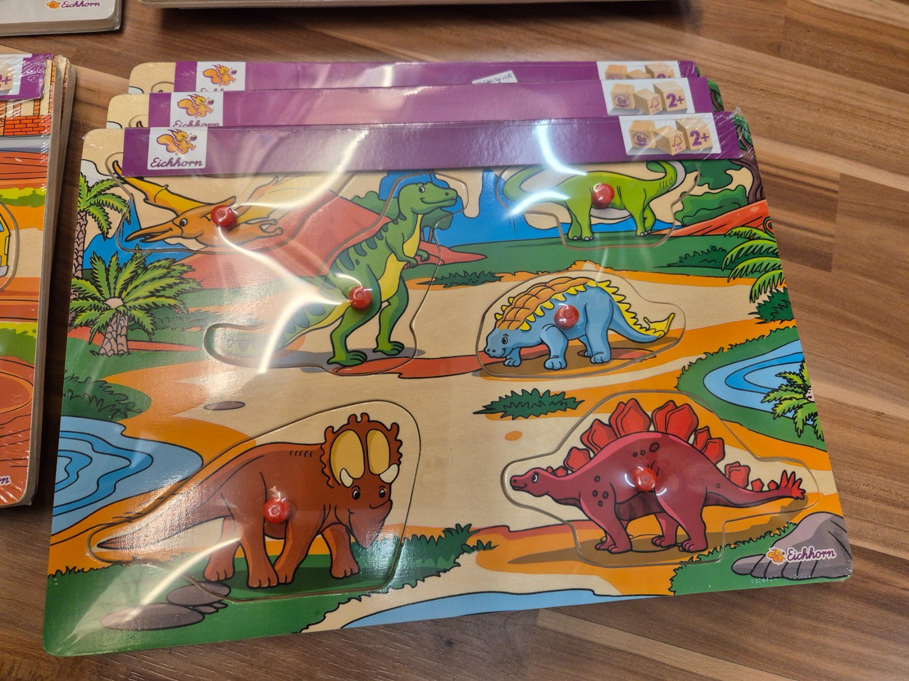 Eichhorn Puzzle: 1 Holzpuzzle Eichhorn div. Sujets – Nuovo e nell'imballaggio originale da Schwarzenburg venduto da Flamingo07 1