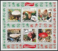 Rumänien 2008 Pilze postfrisch