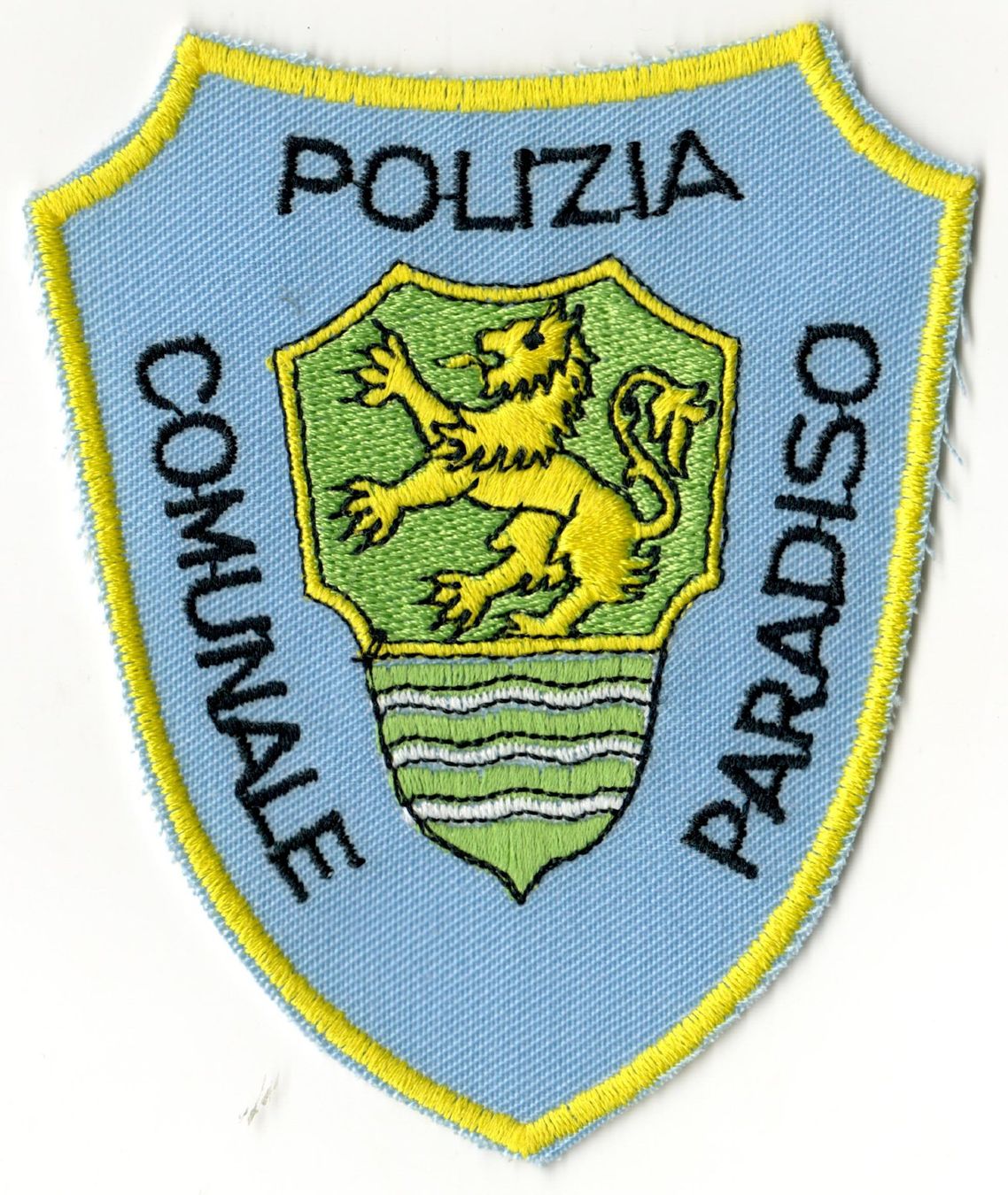 Placchette & Badge: Badge Polizia Comunale di Paradiso – Usato da Caslano venduto da HyperSkyUp99
