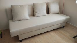 IKEA ASARUM / ÄLVDALEN 3-seat sofa bed - beige
