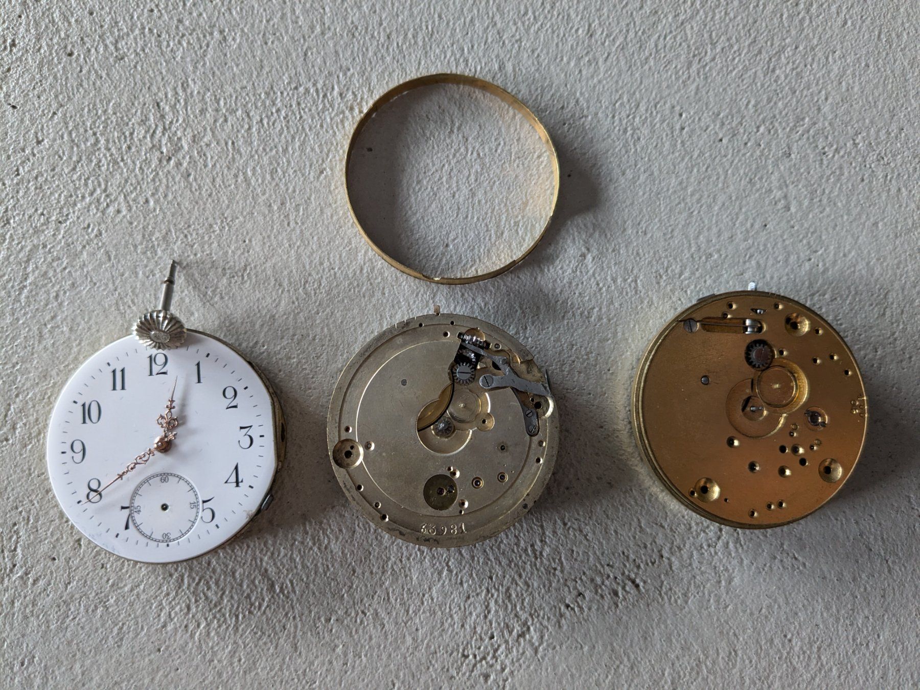 Orologi: 3 Taschenuhr Uhrwerke – Usato da Weinfelden venduto da blaukreuz_brocki_TG