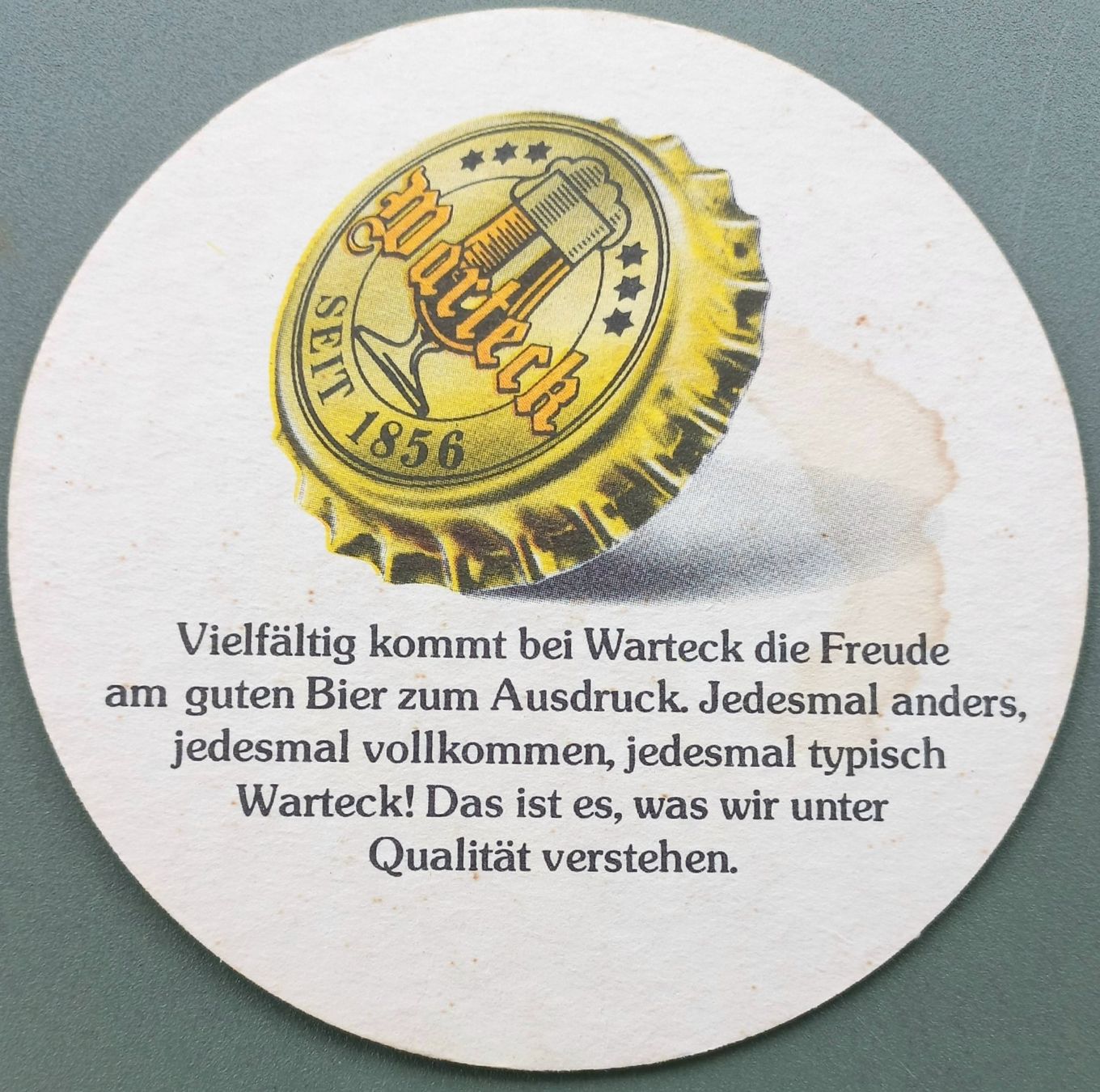 Warteck Sottobicchieri: Bierdeckel - Warteck - CH – Usato da Niederuzwil venduto da lubimaja