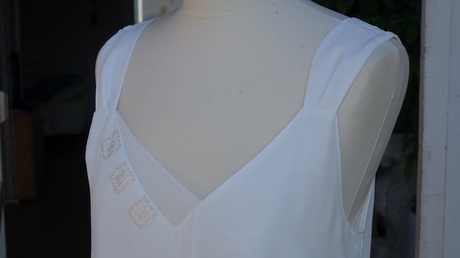 Elisa Cavaletti Top: Weisse, elegantes Top von Elisa Cavaletti – Nuovo (secondo la descrizione) da Ellikon a d Thur venduto da Solei7 1