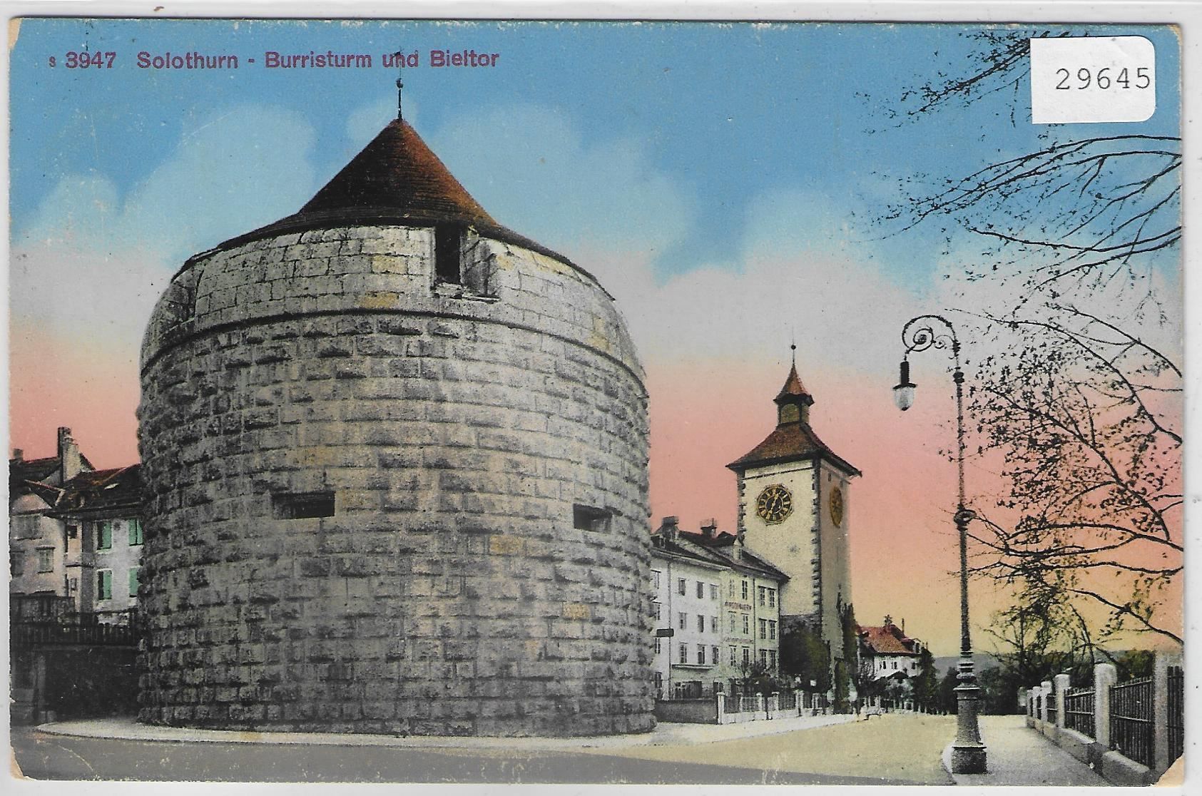 Cartoline postali: Solothurn - Burristurm und Bieltor – Usato da Ettingen venduto da Kartenplanet