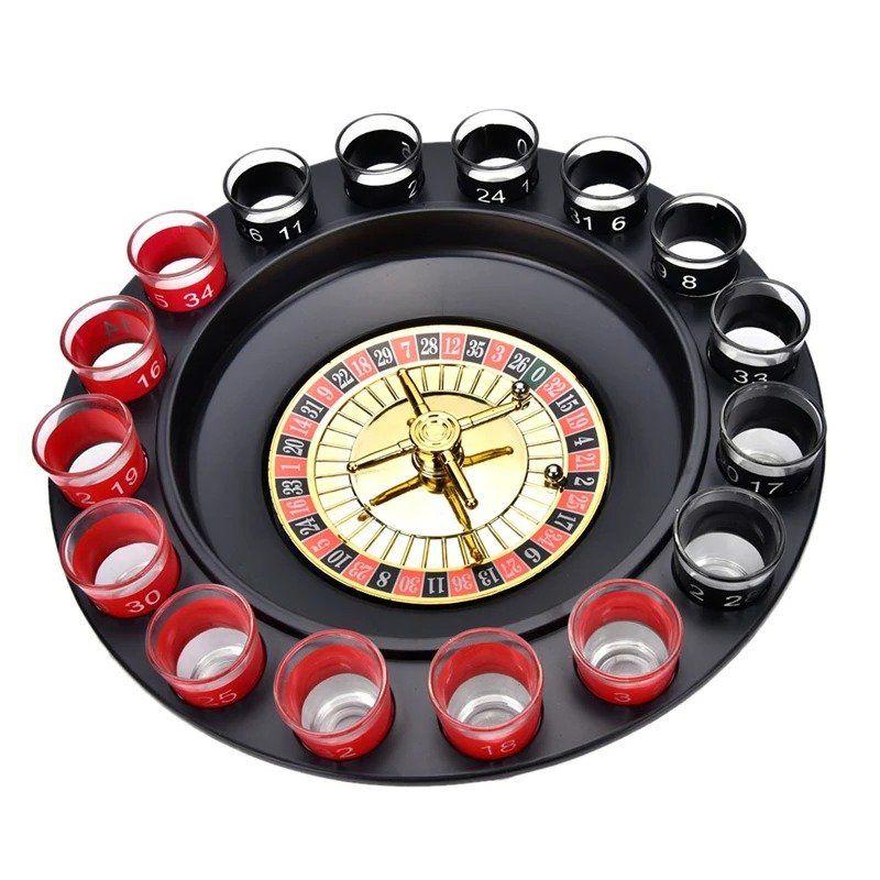 Giochi: 🎯 NEU Roulette Trinkspiel mit Schnapsglas – Nuovo e nell'imballaggio originale da Wittenbach venduto da ChinaSeidenstrasse
