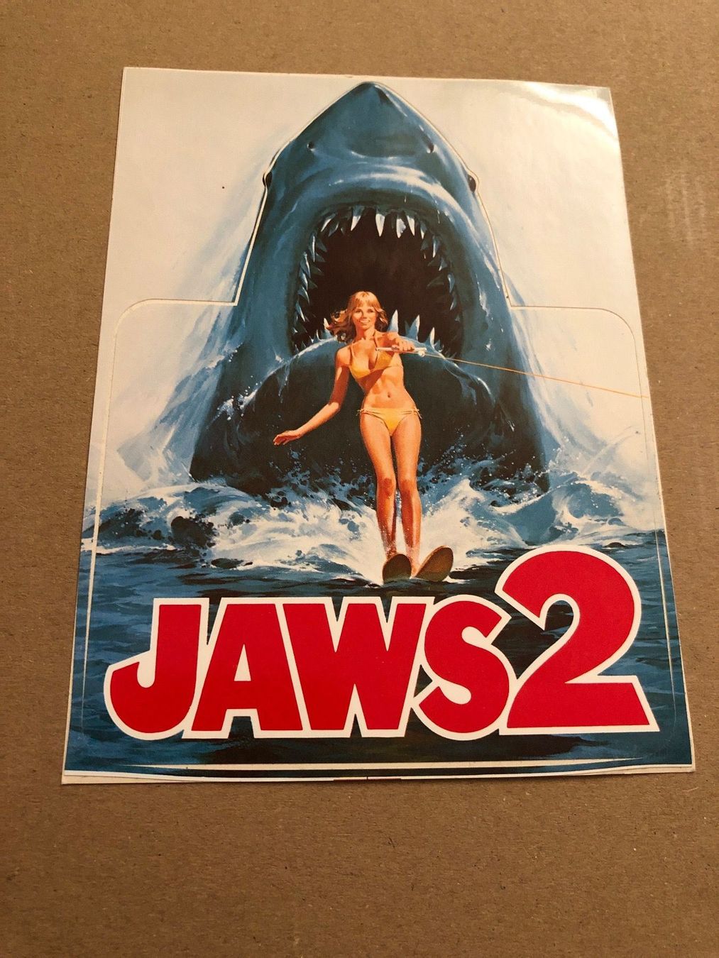 Sticker: JAWS 2 / Abziehbild / Sticker – Usato da Winterthur venduto da cheerio97 1