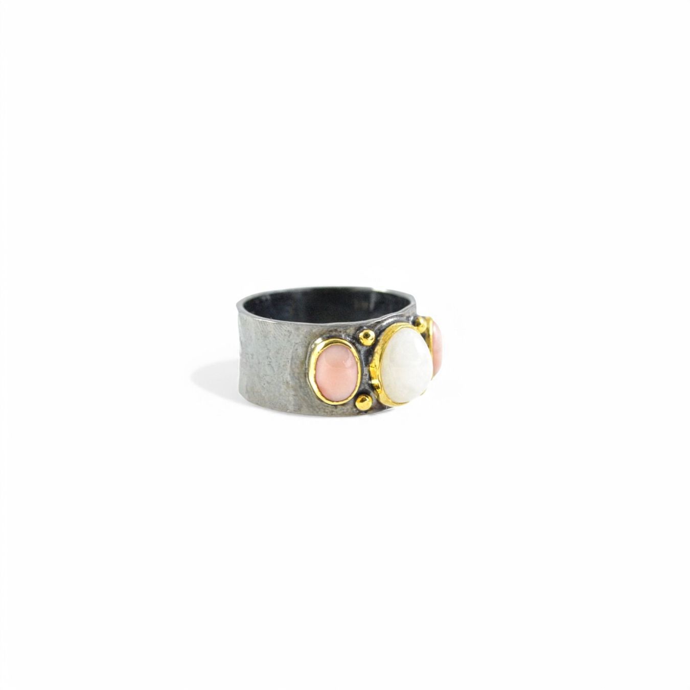 Ringe: Designer Ring mit Opal & Koralle – Neu und originalverpackt aus Meilen von Dilly_Archive 1