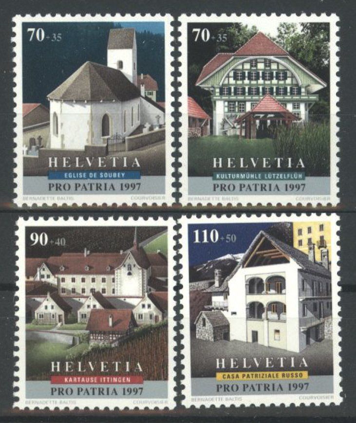 Alle Briefmarken: 1997, Pro Patria ** (1) – Gebraucht aus Willisau von Vollstempel
