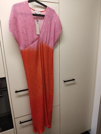Kleid Never Fully Dressed pink/orange Grösse EUR 38 neu