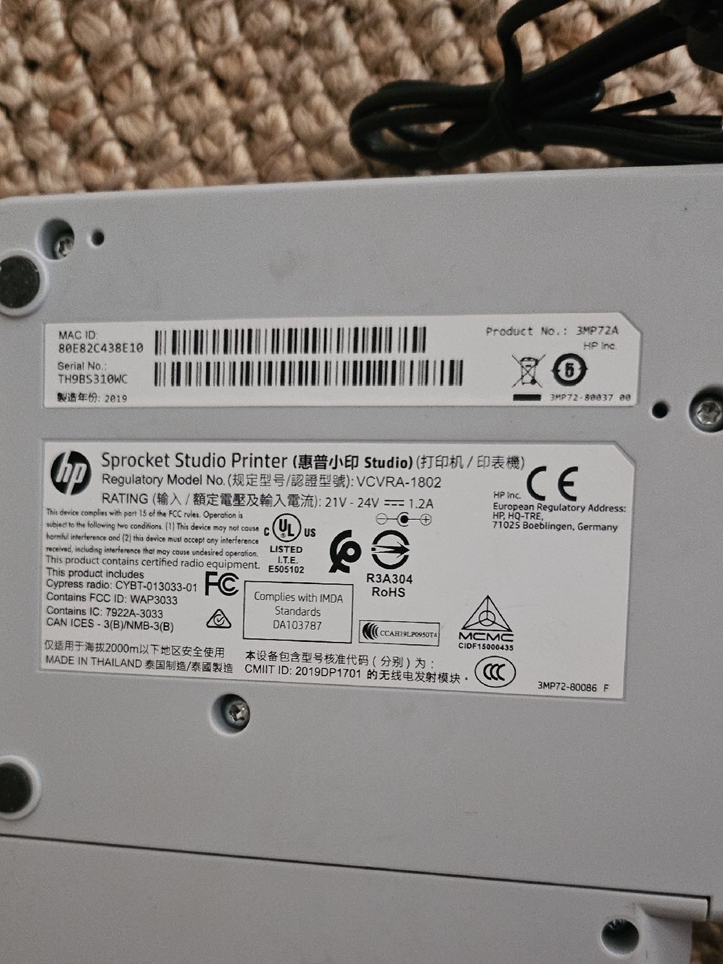Hewlett Packard Stampanti: HP Sprocket Studio Drucker mit Zubehör – Nuovo (secondo la descrizione) da Bülach venduto da ane_yn2b 1