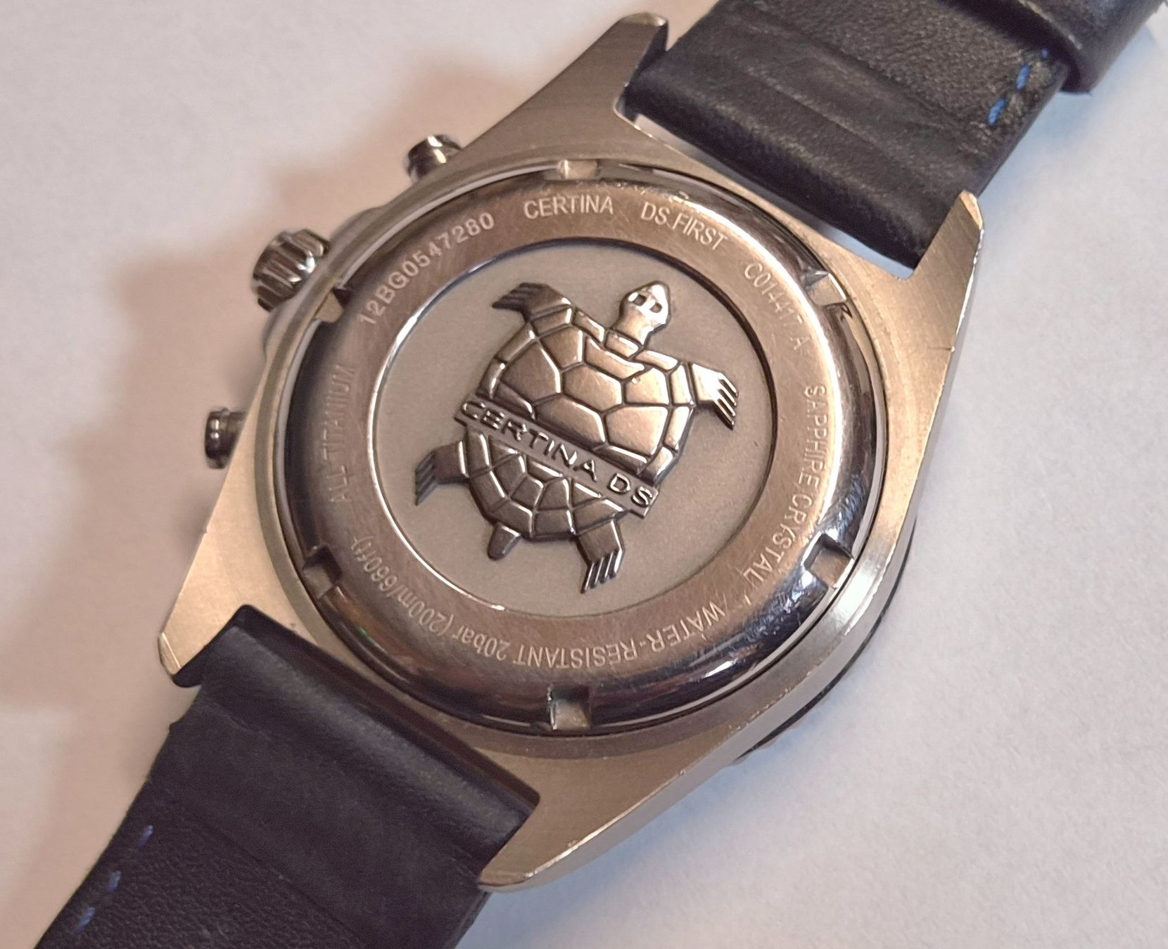 Certina Uhren: Certina DS First Titanium Chrono Uhr . – Gebraucht aus Madiswil von Willys4 5