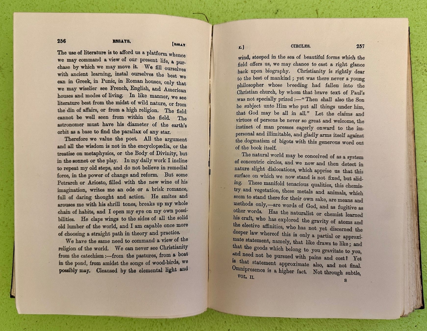 Libri: Ralph Waldo Emerson: Essays. 1929 – Usato da Zürich venduto da allp 7