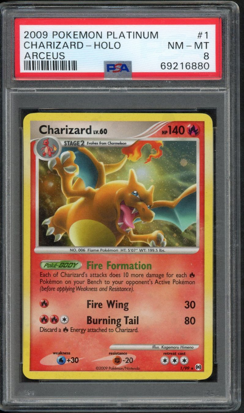 Pokémon Carte collezionabili: Pokemon PSA 8 Charizard 1/99 Arceus | EN – Nuovo (secondo la descrizione) da Oensingen venduto da CSCollectors 1