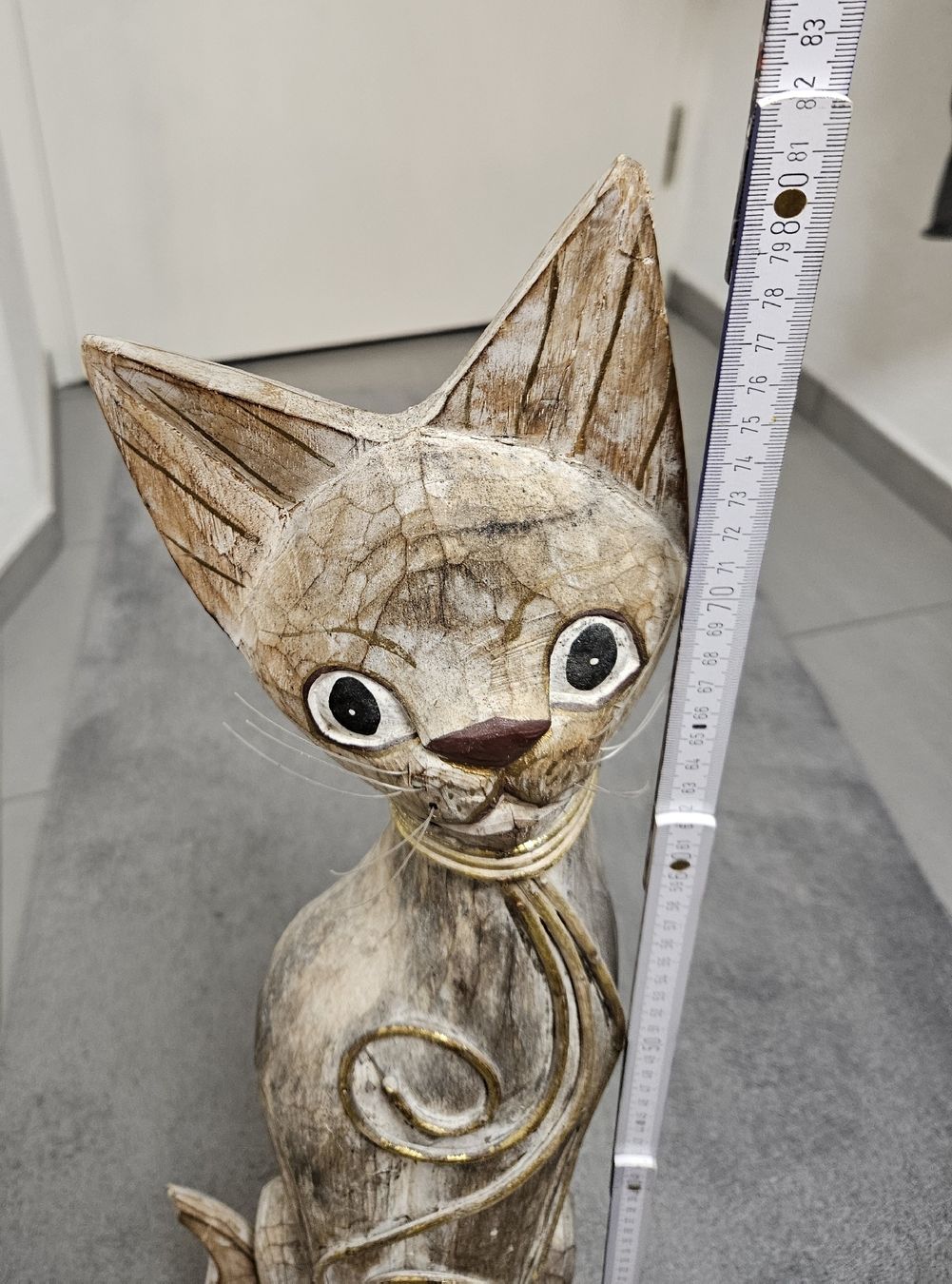 Toutes les décorations: Katze aus Holz 80cm – D'occasion à Kaiseraugst par Carkos 1