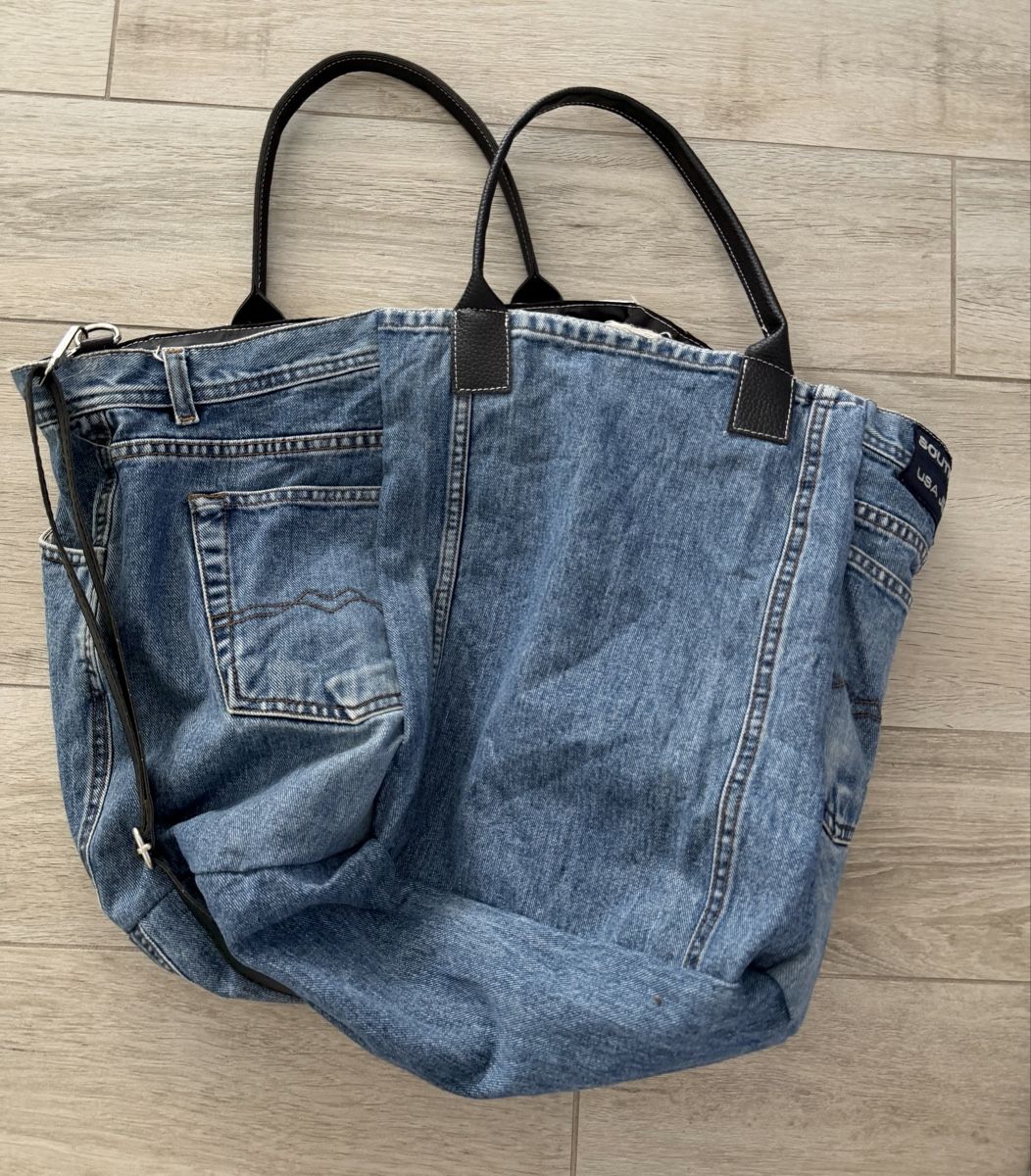 Vera Pelle Taschen für Damen: Borsa pelle e jeans – Neu (gemäss Beschreibung) aus Riva San Vitale von anouky01 2