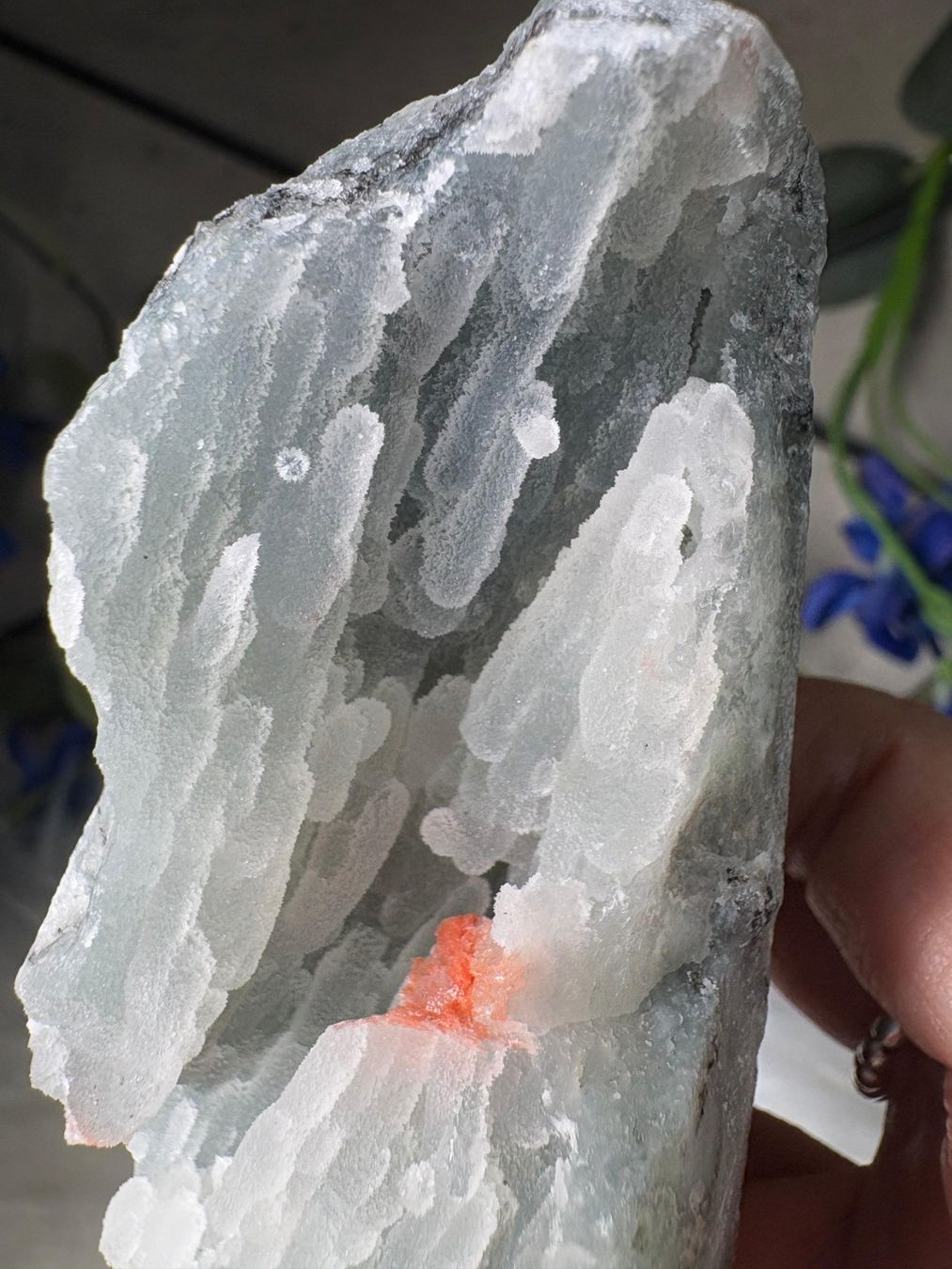 Minerali & Pietre curative: Chalcedon-Stalaktit mit Heulandit – Nuovo (secondo la descrizione) da Neuheim venduto da m.hald 5