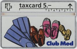 5 CHF Club Med - seltene Kunden Taxcard