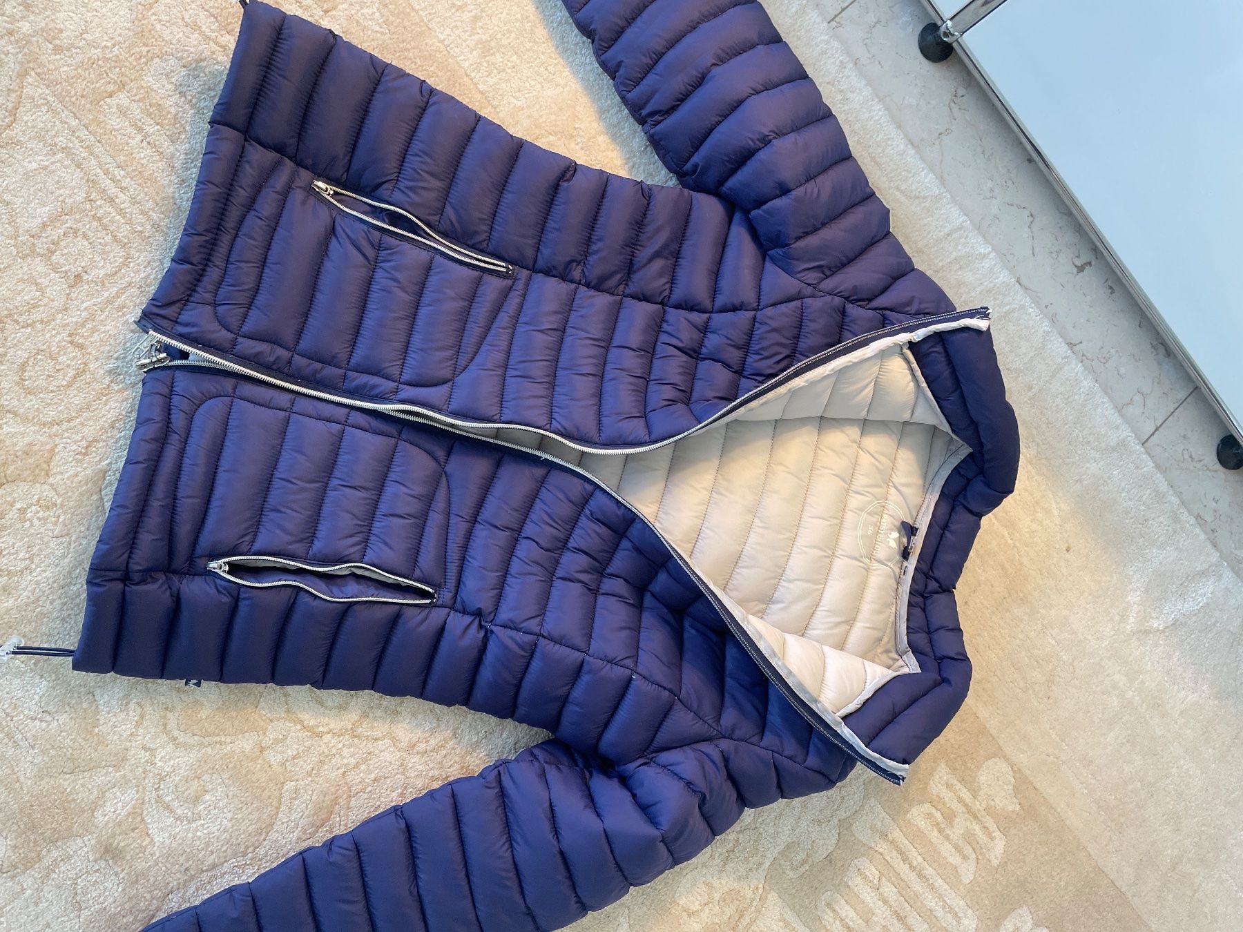 Giacche: Anorak Jacke Gr 36 blau tailliert – Usato da Luzern venduto da aschenputtel01