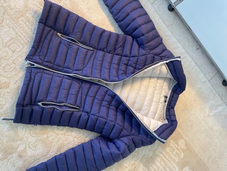 Anorak Jacke Gr 36 blau tailliert