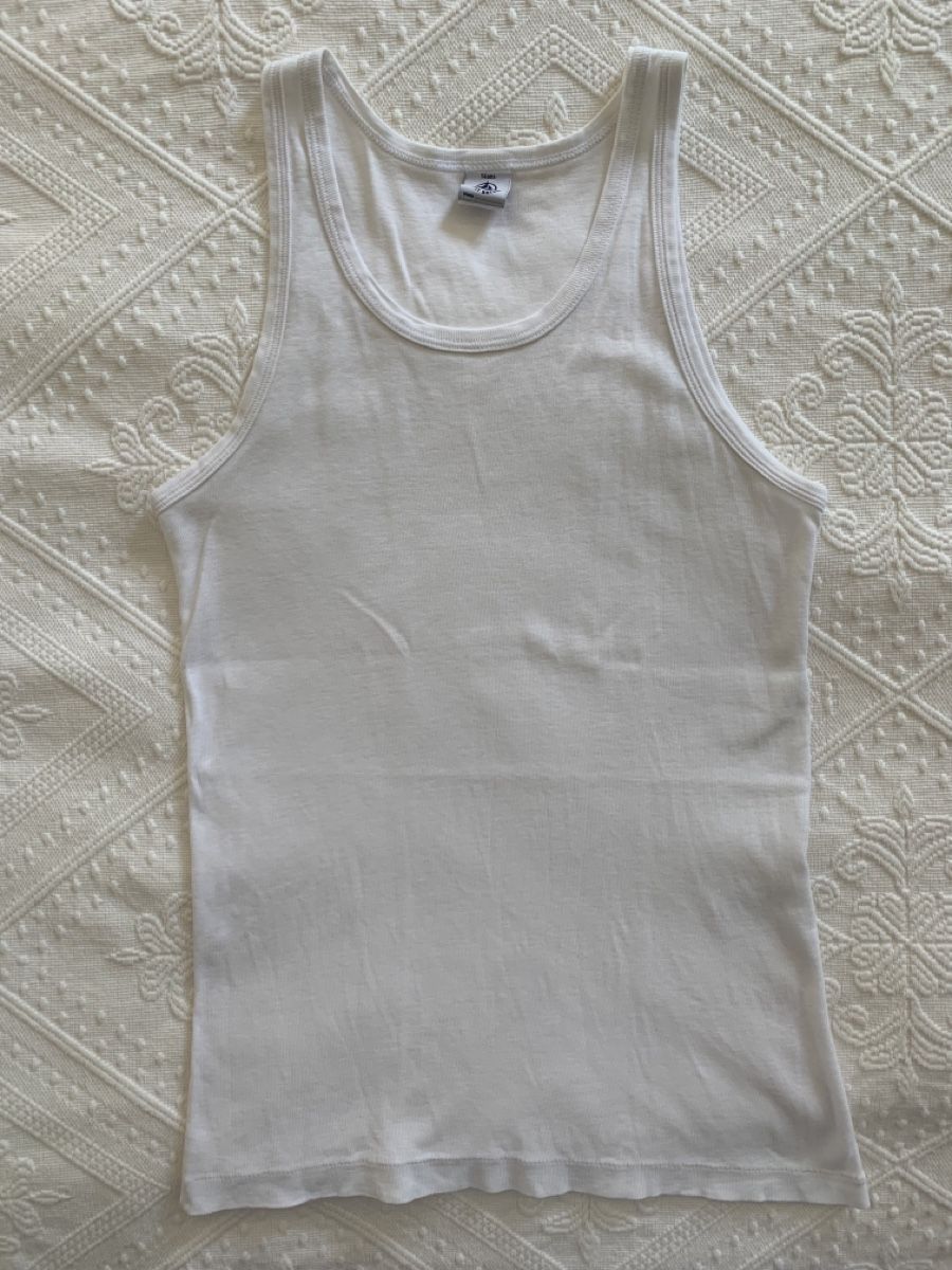 Petit Bateau Top: Weisses Top von Petit Bateau – Usato da Zürich venduto da p_q7q_nichtraucher