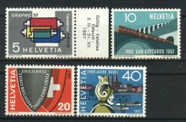 1957, Gedenkmarken **