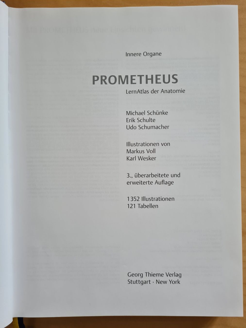 Libri: Prometheus LernAtlas Innere Organe – Usato da Oberwil BL venduto da Spieltopia 2