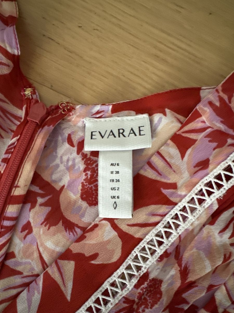 Vestiti: EVARAE Sommerkleid rot  Grösse S – Usato da Binz venduto da Sandra830 8