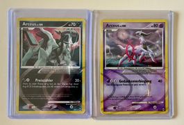 Sammlung 2 cards - Arceus Holo AR1 & AR7