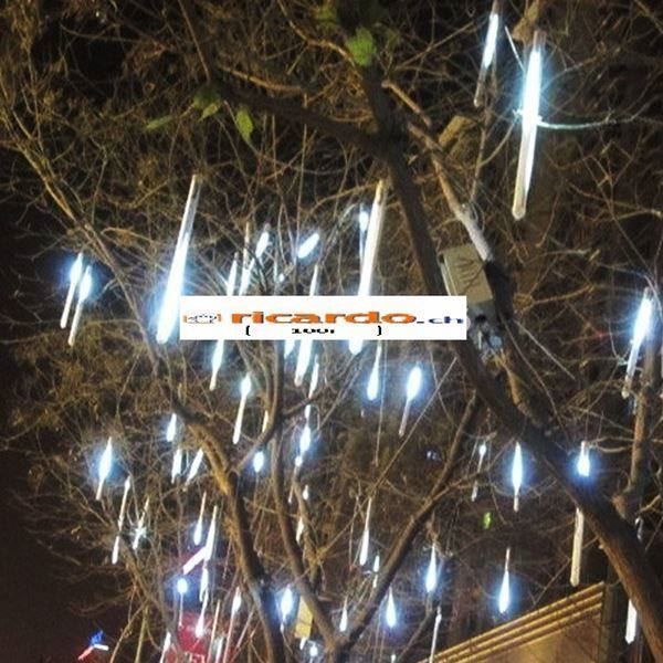 Weihnachtsbeleuchtung: Schneefall Lichter LED / NEU / 8 Röhren – Neu und originalverpackt aus Arth von 100i 1