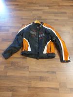 Motorradjacke Speed-X schwarz orange Grösse L 50/52