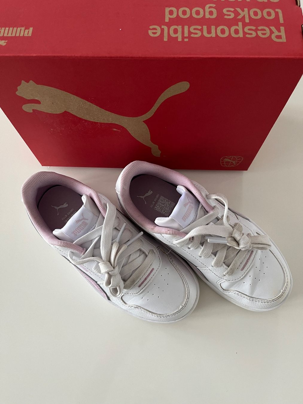 Puma Schuhe für Mädchen: Sneaker von PUMA, Gr. 32, weiss/pink – Neu (gemäss Beschreibung) aus Burgdorf von wiwy51 1