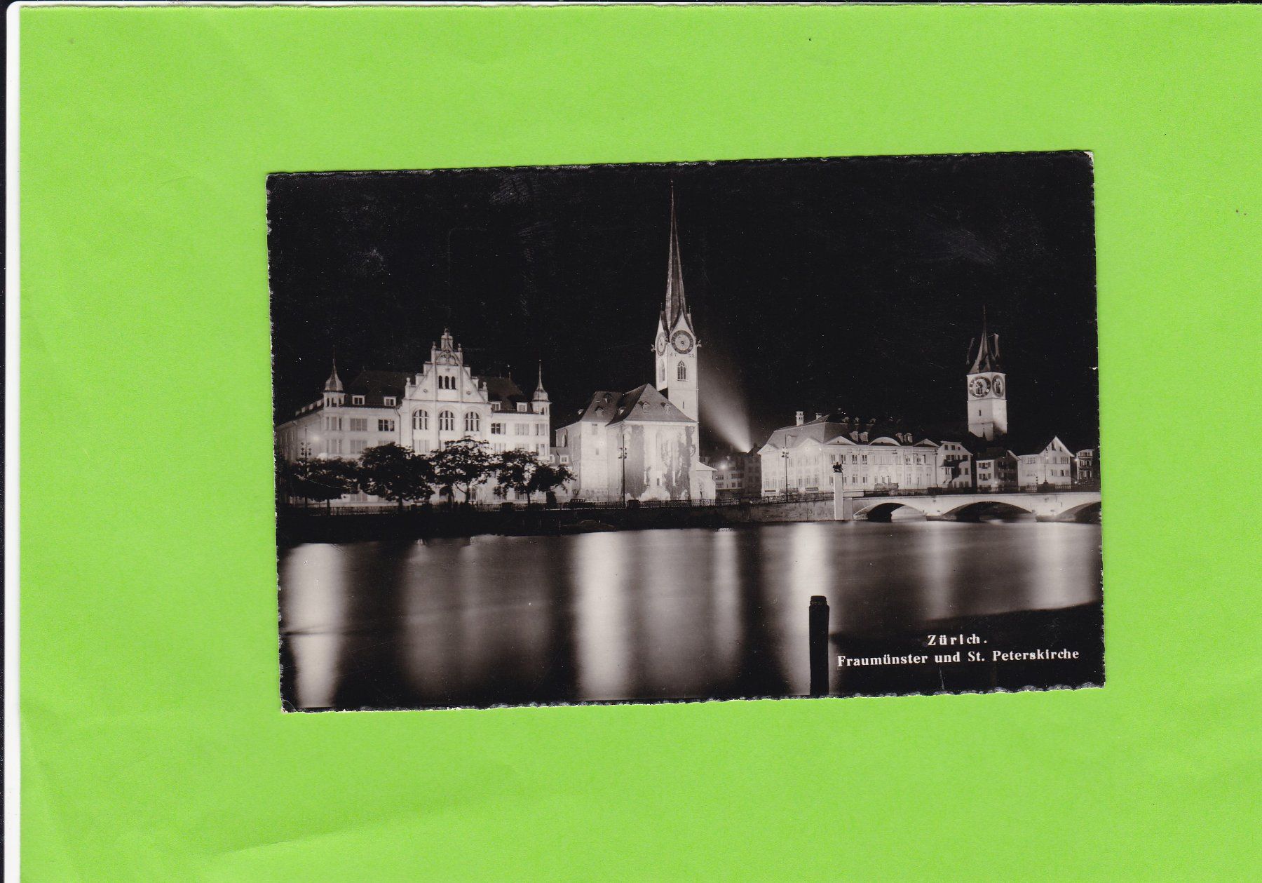 Cartoline postali: Zürich-Nacht – Usato da St. Peterzell venduto da neckertal
