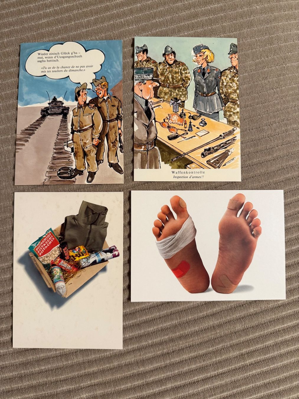 Cartoline postali: 4 Juxpostkarten Militär - Schweizer Armee – Nuovo (secondo la descrizione) da Brütten venduto da Hst1