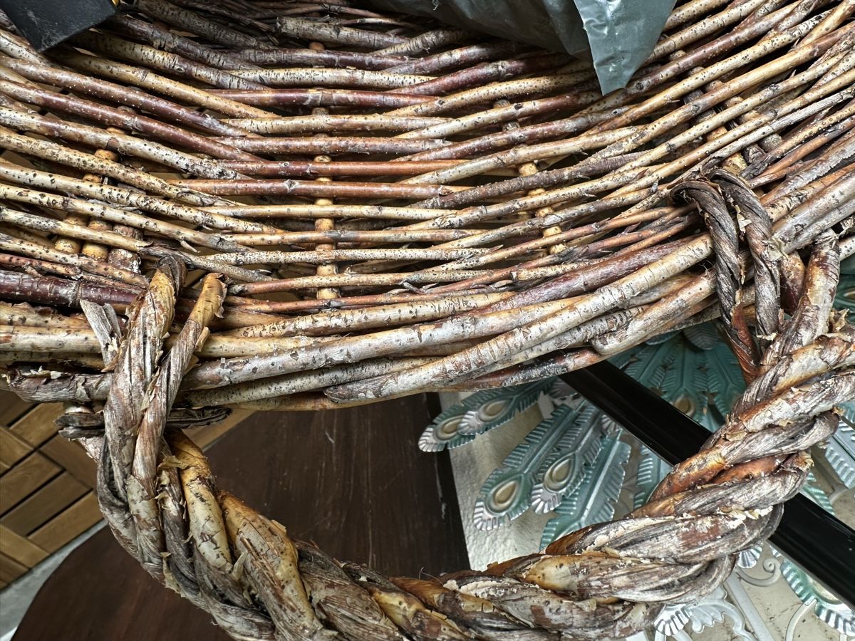 Sonstige Antiquitäten & Kunst: Wicker Basket large diameter 50cm height 40cm used condition – Gebraucht aus Zürich von car_68nt 2