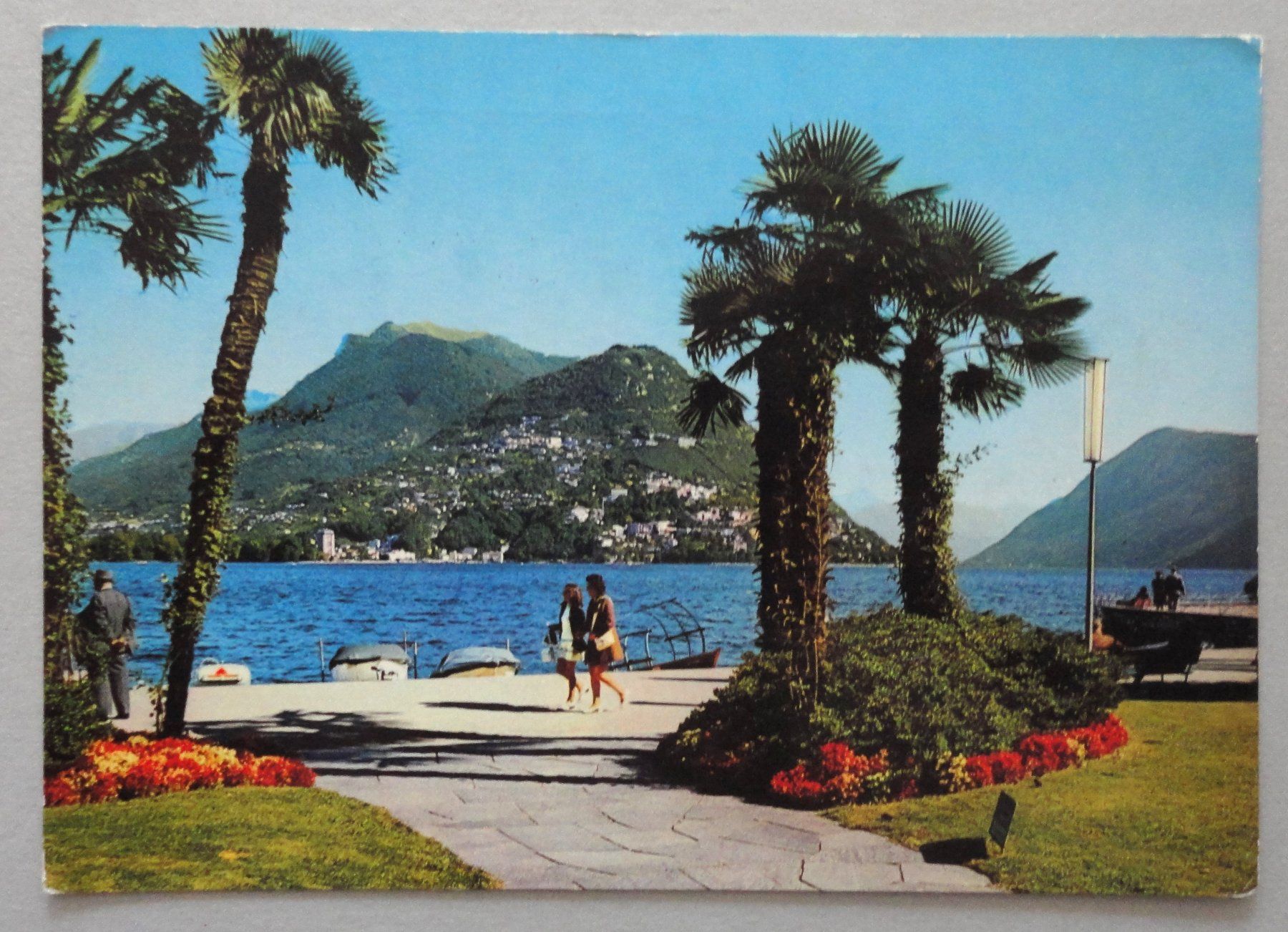 Ansichtskarten: Lugano - Giardini e Monte Brè – Defekt aus Fétigny von Billy2miny