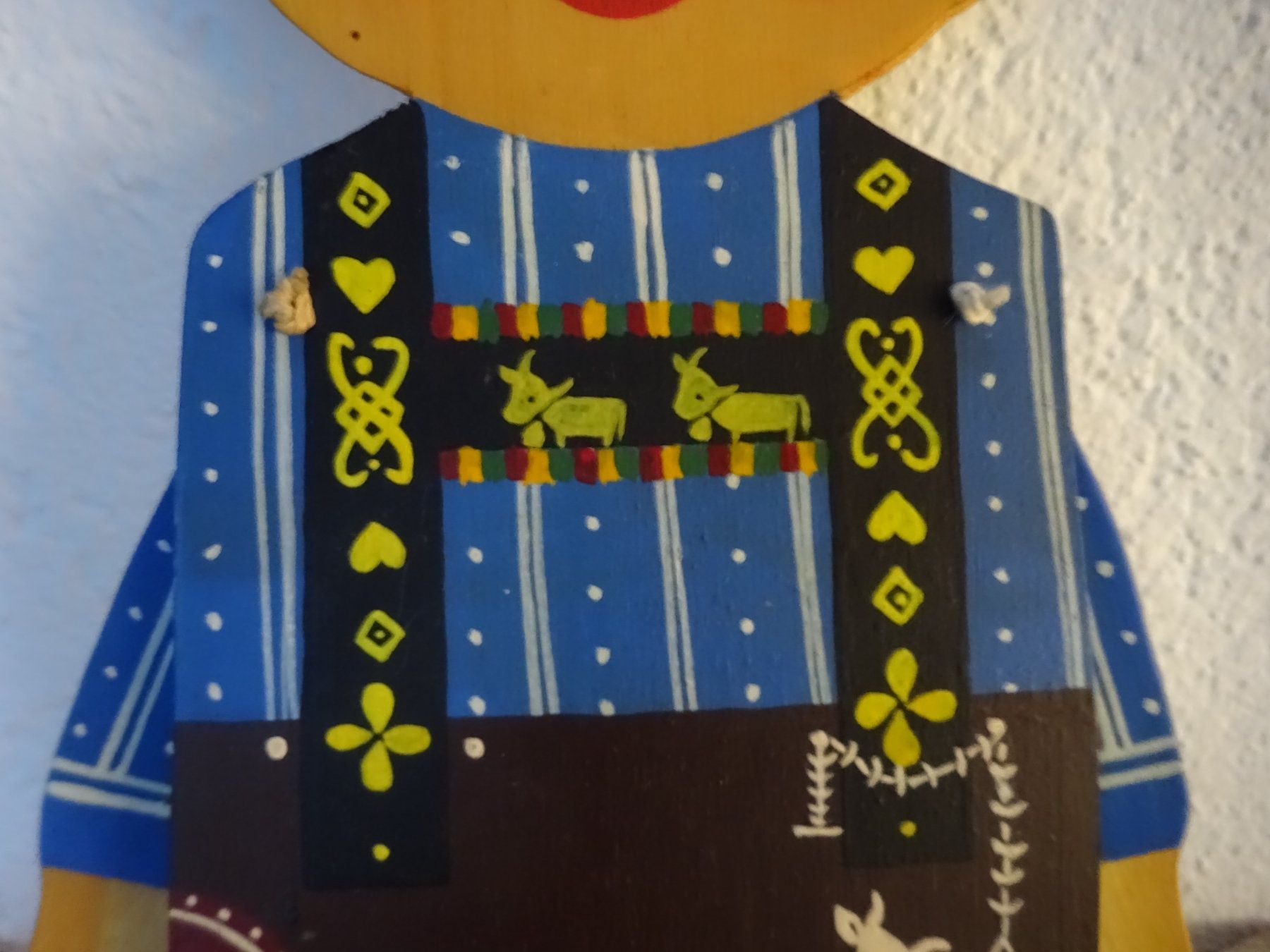 Gemälde: Appenzeller Malerei / Hampelmann – Gebraucht aus Oetwil am See von Senegal 2