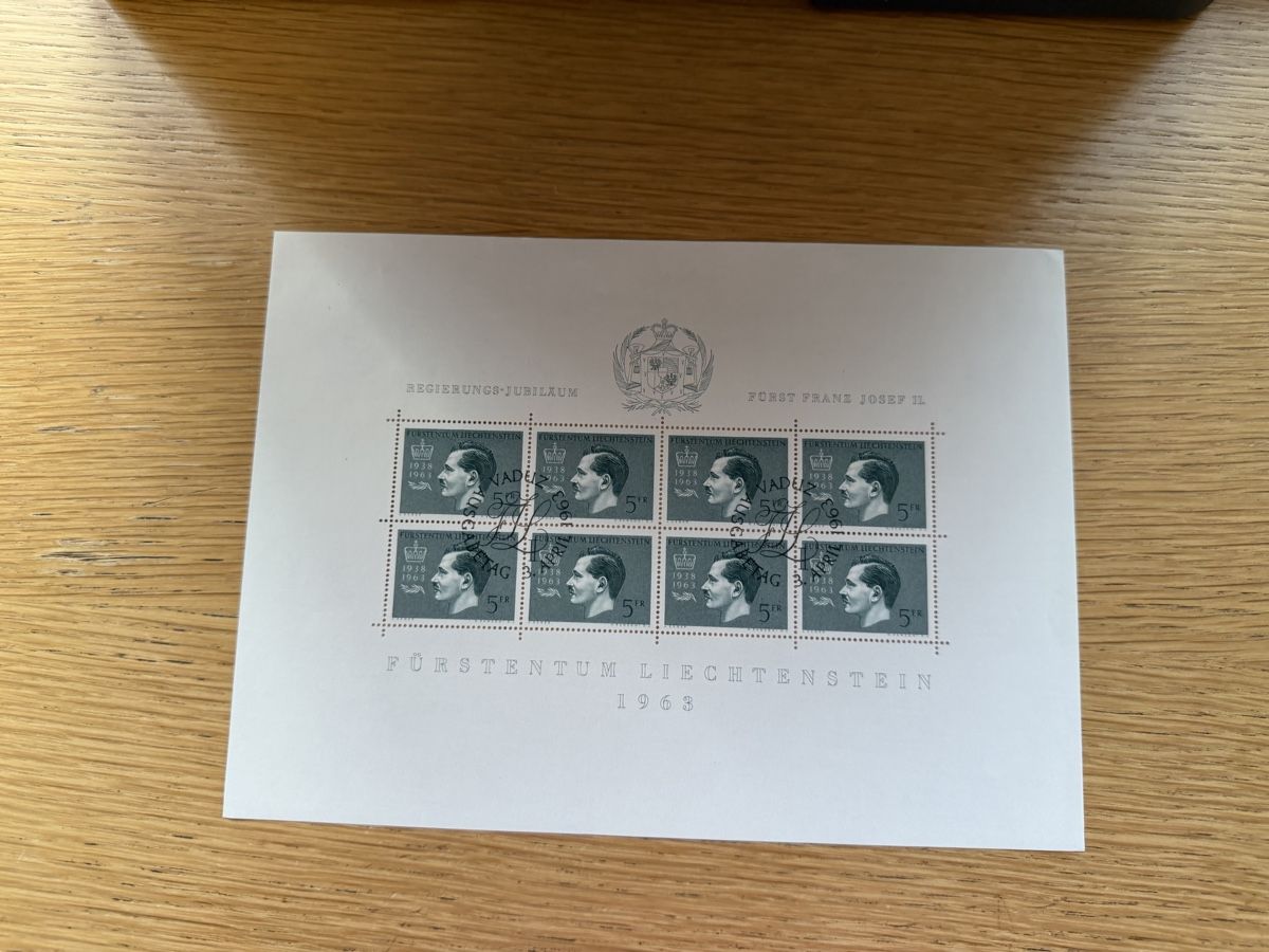 Alle Briefmarken: 11 Kleinbogen Liechtenstein  – Neu (gemäss Beschreibung) aus Murgenthal von Tina_4055