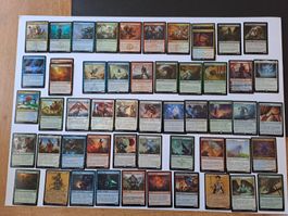 Magic The gathering Karten Lot in Foil & englisch Part 1
