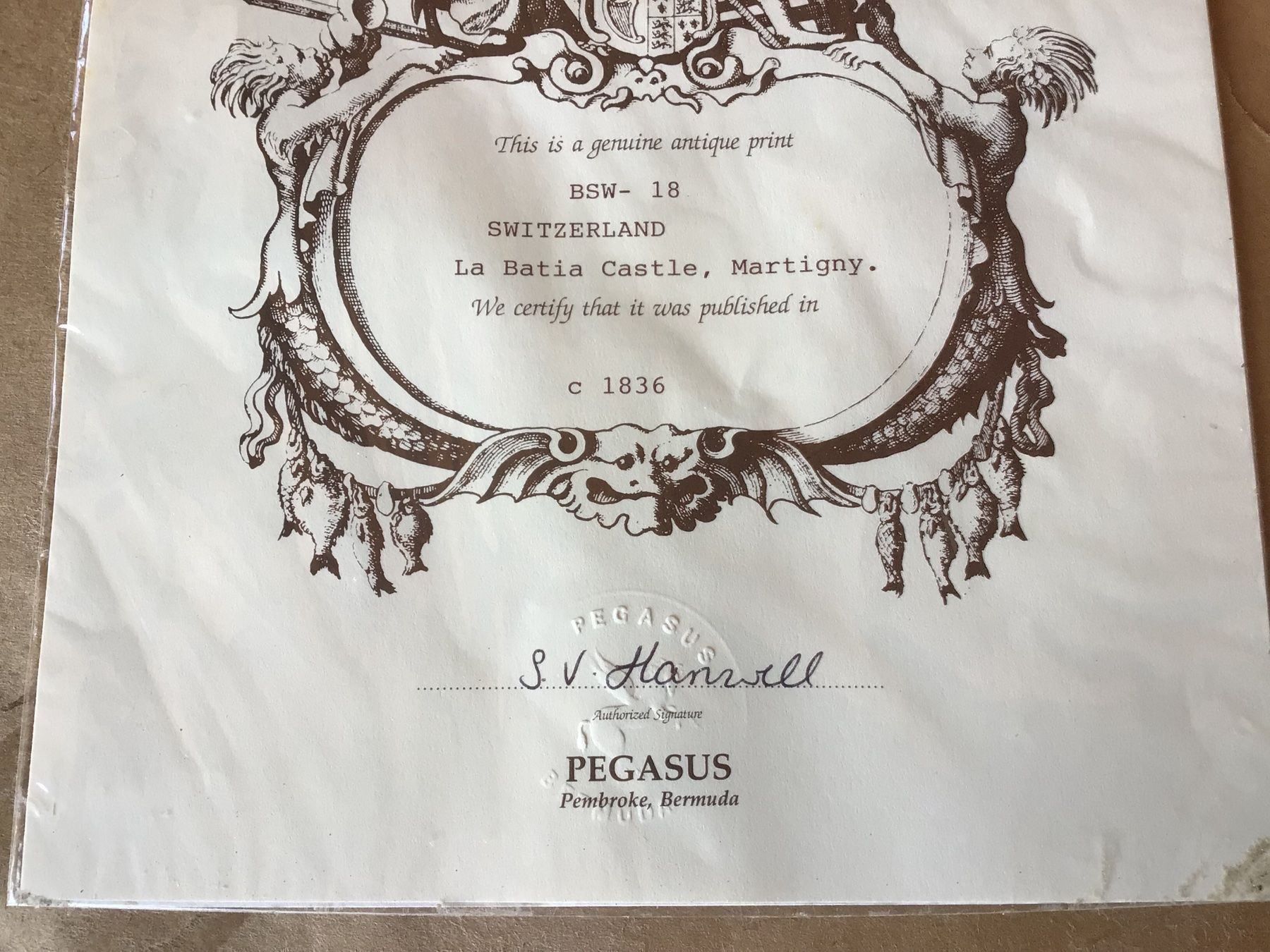 Incisioni: Gravure Château de la Batia – Usato da Némiaz (Chamoson) venduto da Patoshi 9