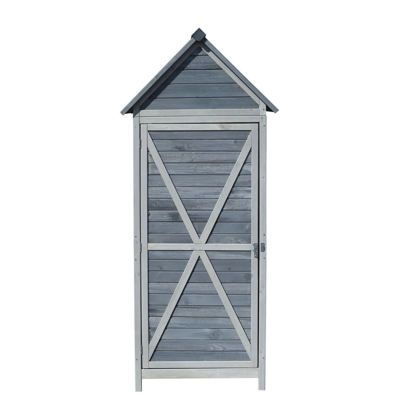 Auflagenboxen: Gartenschrank hellgrau aus Holz 77x53x17 – Neu und originalverpackt aus Bottighofen von zaap 3