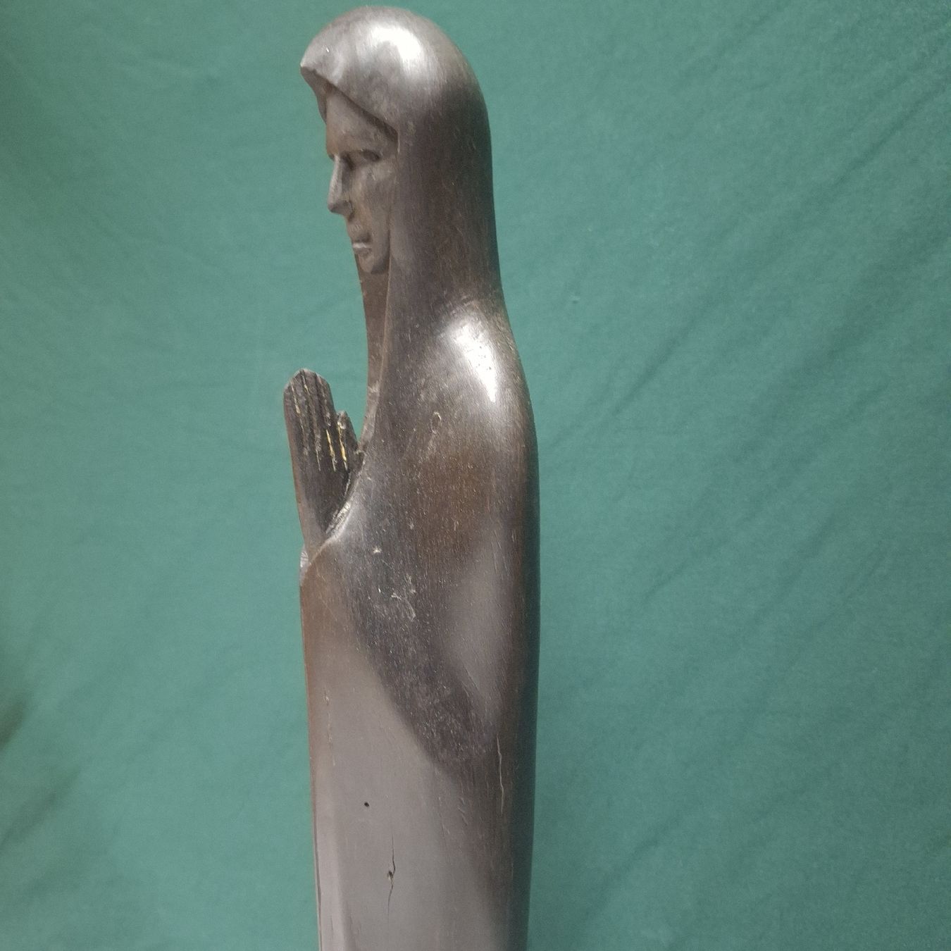Sculture & Statue: Hohe Madonna Figur aus dunklem Holz, – Usato da Winterthur venduto da Goldpipau 6