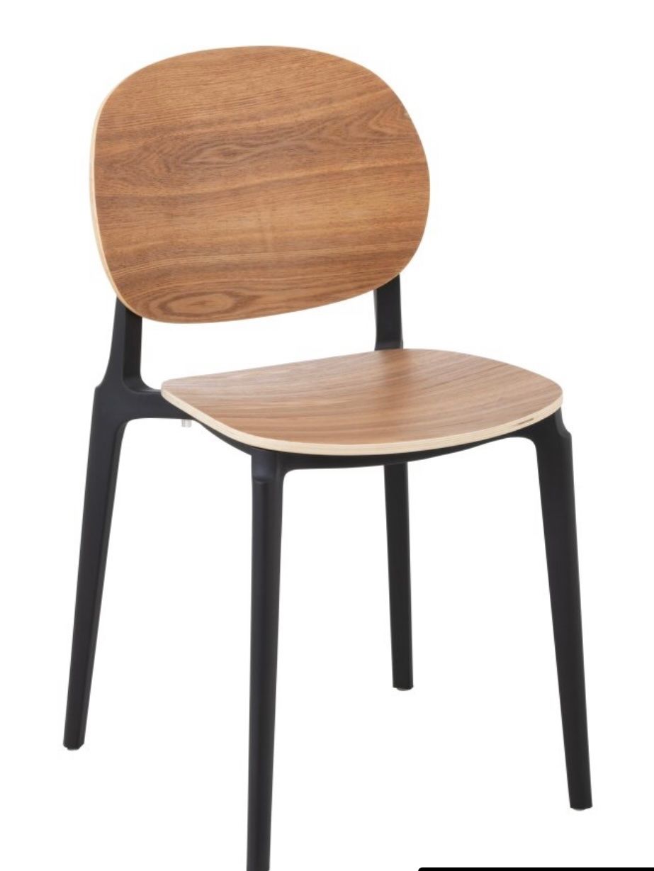 Stühle: Stuhl Holzoptik schwarz Neu - Top – Neu und originalverpackt aus Ruswil von Miami-2026 1