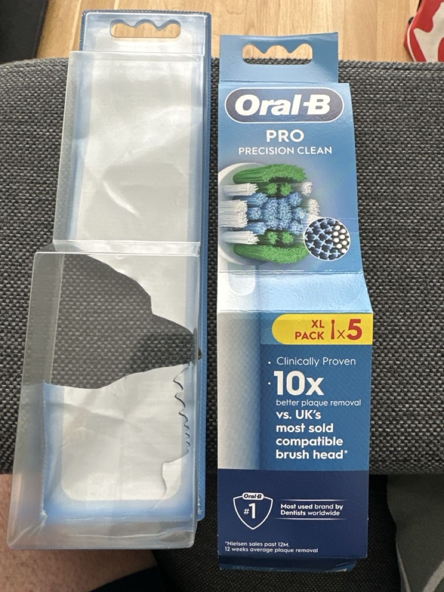 Oral B Zahnpflege: Oral-B Precision Clean Brush Heads, New, 4 pcs Set – Neu und originalverpackt aus Allschwil von MB4123